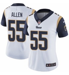 Women's Nike Los Angeles Rams #55 Brian Allen White Vapor Untouchable Limited Player NFL Jersey