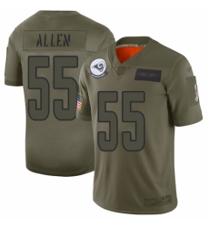 Youth Los Angeles Rams #55 Brian Allen Limited Camo 2019 Salute to Service Football Jersey