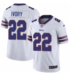 Youth Nike Buffalo Bills #22 Chris Ivory White Vapor Untouchable Limited Player NFL Jersey