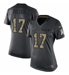 Women's Nike Chicago Bears #17 Anthony Miller Limited Black 2016 Salute to Service NFL Jersey