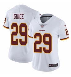 Women's Nike Washington Redskins #29 Derrius Guice White Vapor Untouchable Limited Player NFL Jersey
