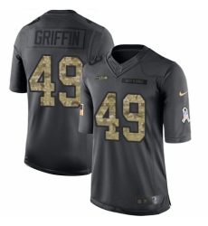 Men's Nike Seattle Seahawks #49 Shaquem Griffin Limited Black 2016 Salute to Service NFL Jersey