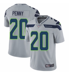 Youth Nike Seattle Seahawks #20 Rashaad Penny Grey Alternate Vapor Untouchable Limited Player NFL Jersey