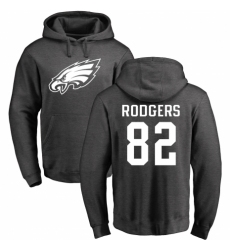 Nike Philadelphia Eagles #82 Richard Rodgers Ash One Color Pullover Hoodie