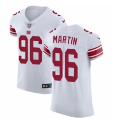Men's Nike New York Giants #96 Kareem Martin White Vapor Untouchable Elite Player NFL Jersey