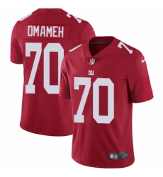 Youth Nike New York Giants #70 Patrick Omameh Red Alternate Vapor Untouchable Limited Player NFL Jersey