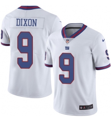 Youth Nike New York Giants #9 Riley Dixon Limited White Rush Vapor Untouchable NFL Jersey