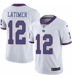 Youth Nike New York Giants #12 Cody Latimer Limited White Rush Vapor Untouchable NFL Jersey