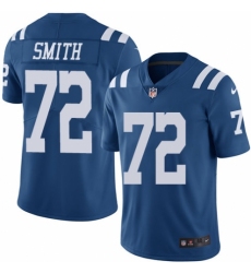 Youth Nike Indianapolis Colts #72 Braden Smith Limited Royal Blue Rush Vapor Untouchable NFL Jersey