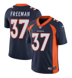 Men's Nike Denver Broncos #37 Royce Freeman Navy Blue Alternate Vapor Untouchable Limited Player NFL Jersey