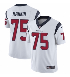 Youth Nike Houston Texans #75 Martinas Rankin White Vapor Untouchable Elite Player NFL Jersey