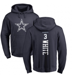NFL Nike Dallas Cowboys #3 Mike White Navy Blue Backer Pullover Hoodie