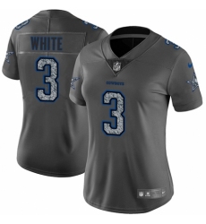 Women's Nike Dallas Cowboys #3 Mike White Gray Static Vapor Untouchable Limited NFL Jersey