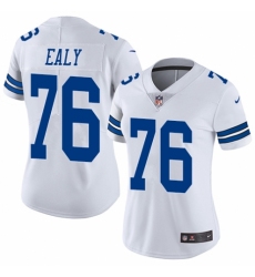 Women's Nike Dallas Cowboys #76 Kony Ealy White Vapor Untouchable Limited Player NFL Jersey