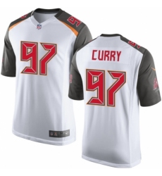 Men's Nike Tampa Bay Buccaneers #97 Vinny Curry Game White NFL Jersey