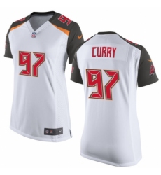 Women's Nike Tampa Bay Buccaneers #97 Vinny Curry Game White NFL Jersey