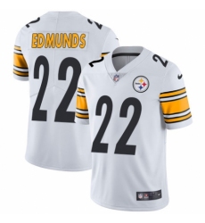 Men's Nike Pittsburgh Steelers #22 Terrell Edmunds White Vapor Untouchable Limited Player NFL Jersey