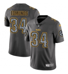Youth Nike Pittsburgh Steelers #34 Terrell Edmunds Gray Static Vapor Untouchable Limited NFL Jersey
