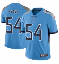 Youth Nike Tennessee Titans #54 Rashaan Evans Light Blue Alternate Vapor Untouchable Limited Player NFL Jersey