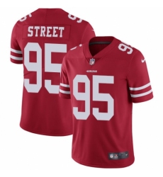 Youth Nike San Francisco 49ers #95 Kentavius Street Red Team Color Vapor Untouchable Limited Player NFL Jersey