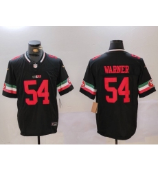 Men's San Francisco 49ers #54 Fred Warner Black F.U.S.E. Mexico Vapor Limited Stitched Football Jersey