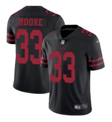 Youth Nike San Francisco 49ers #33 Tarvarius Moore Black Vapor Untouchable Limited Player NFL Jersey