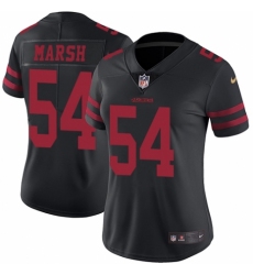 Women's Nike San Francisco 49ers #54 Cassius Marsh Black Vapor Untouchable Limited Player NFL Jersey