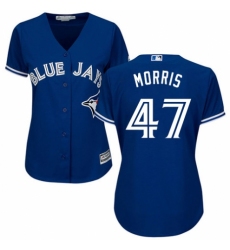 Women's Majestic Toronto Blue Jays #47 Jack Morris Replica Blue Alternate MLB Jersey