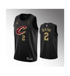 Men's Cleveland Cavaliers #2 Collin Sexton Black Statement Edition Stitched Basketball Jersey