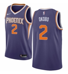 Women's Nike Phoenix Suns #2 Elie Okobo Swingman Purple NBA Jersey - Icon Edition