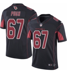 Men's Nike Arizona Cardinals #67 Justin Pugh Limited Black Rush Vapor Untouchable NFL Jersey