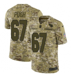 Men's Nike Arizona Cardinals #67 Justin Pugh Limited Camo 2018 Salute to Service NFL Jersey