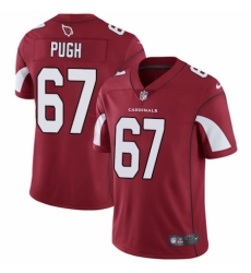 Men's Nike Arizona Cardinals #67 Justin Pugh Red Team Color Vapor Untouchable Limited Player NFL Jersey