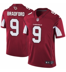 Men's Nike Arizona Cardinals #9 Sam Bradford Red Team Color Vapor Untouchable Limited Player NFL Jersey