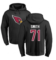 NFL Nike Arizona Cardinals #71 Andre Smith Black Name & Number Logo Pullover Hoodie