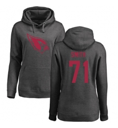 NFL Women's Nike Arizona Cardinals #71 Andre Smith Ash One Color Pullover Hoodie