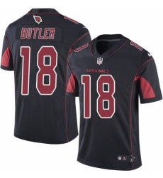 Women's Nike Arizona Cardinals #18 Brice Butler Limited Black Rush Vapor Untouchable NFL Jersey