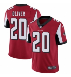 Men's Nike Atlanta Falcons #20 Isaiah Oliver Red Team Color Vapor Untouchable Limited Player NFL Jersey