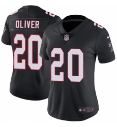 Women's Nike Atlanta Falcons #20 Isaiah Oliver Black Alternate Vapor Untouchable Elite Player NFL Jersey