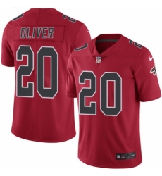 Youth Nike Atlanta Falcons #20 Isaiah Oliver Limited Red Rush Vapor Untouchable NFL Jersey