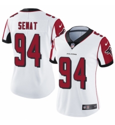 Women's Nike Atlanta Falcons #94 Deadrin Senat White Vapor Untouchable Limited Player NFL Jersey