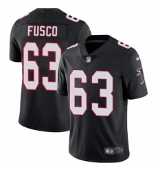 Men's Nike Atlanta Falcons #63 Brandon Fusco Black Alternate Vapor Untouchable Limited Player NFL Jersey