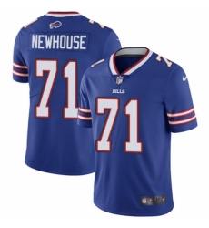 Men's Nike Buffalo Bills #71 Marshall Newhouse Royal Blue Team Color Vapor Untouchable Limited Player NFL Jersey