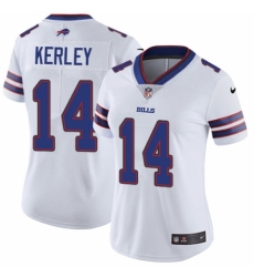 Women's Nike Buffalo Bills #14 Jeremy Kerley White Vapor Untouchable Limited Player NFL Jersey