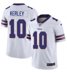 Youth Nike Buffalo Bills #10 Jeremy Kerley White Vapor Untouchable Limited Player NFL Jersey
