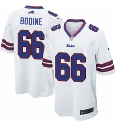 Men's Nike Buffalo Bills #66 Russell Bodine Game White NFL Jersey