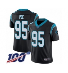 Men's Carolina Panthers #95 Dontari Poe White Vapor Untouchable Limited Player 100th Season Football Jersey