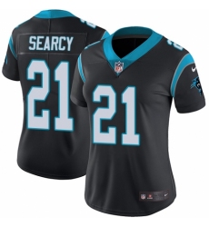 Women's Nike Carolina Panthers #21 Da'Norris Searcy Black Team Color Vapor Untouchable Limited Player NFL Jersey