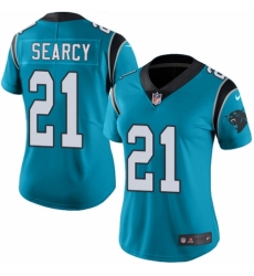 Women's Nike Carolina Panthers #21 Da'Norris Searcy Blue Alternate Vapor Untouchable Limited Player NFL Jersey