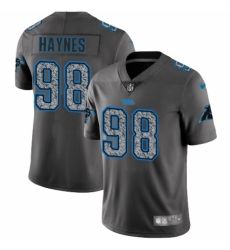 Men's Nike Carolina Panthers #98 Marquis Haynes Gray Static Vapor Untouchable Limited NFL Jersey